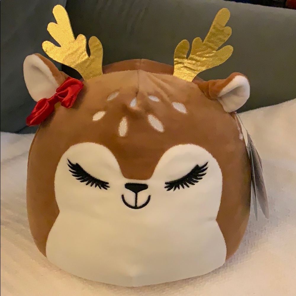 NWT KellyToy Squishmallows Fiana Reindeer 8”
